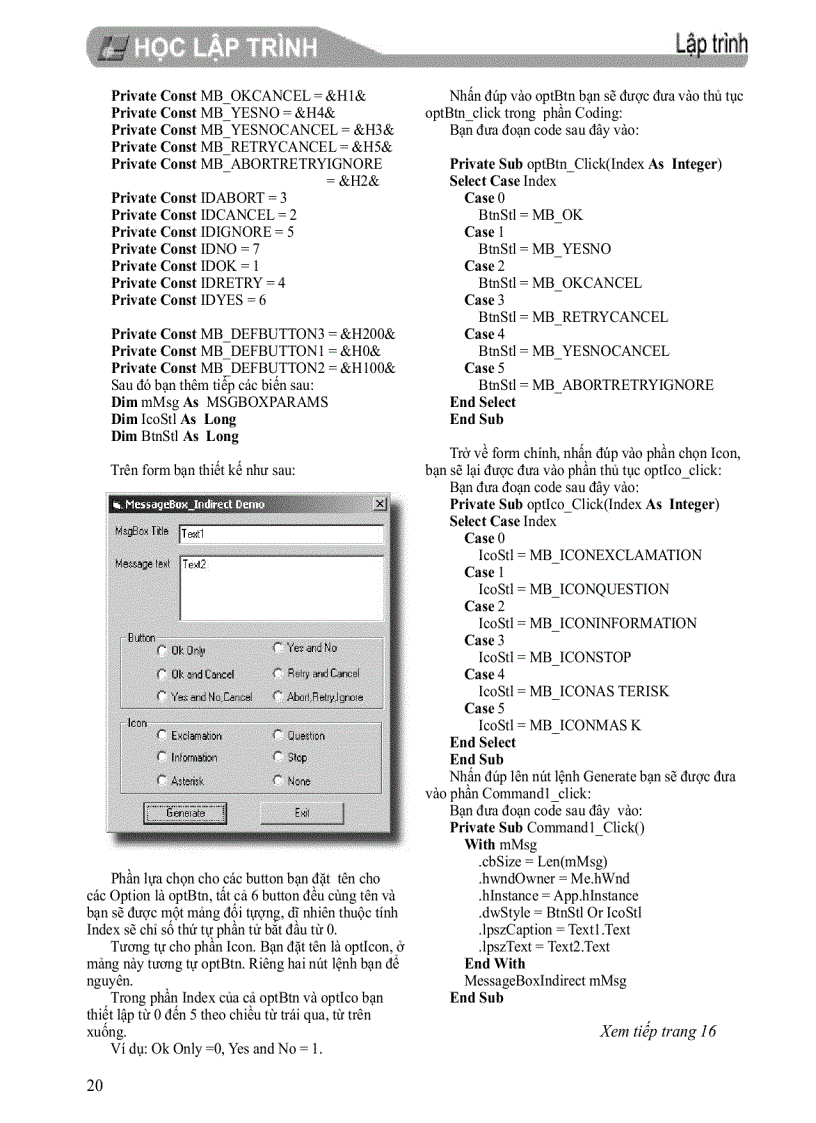 image for page Quan điểm lập trình