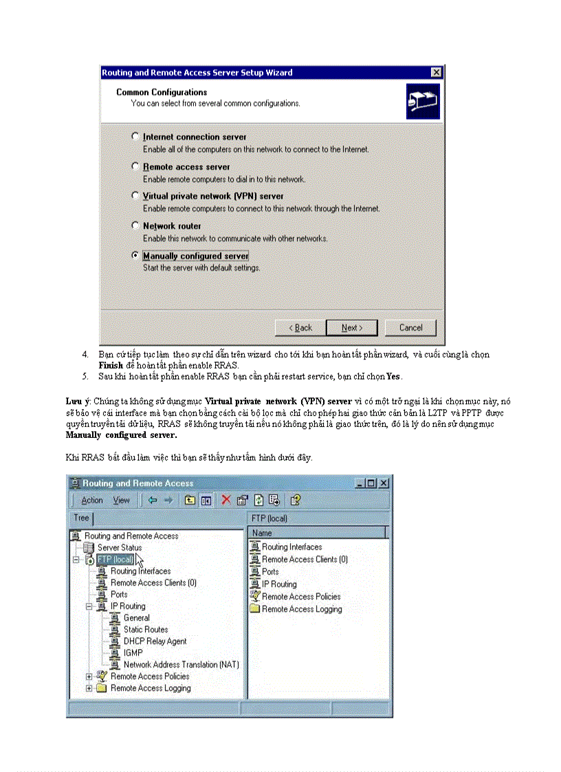 image for page Hướng dẫn từng bước Cách thiết lập W2K VPN server