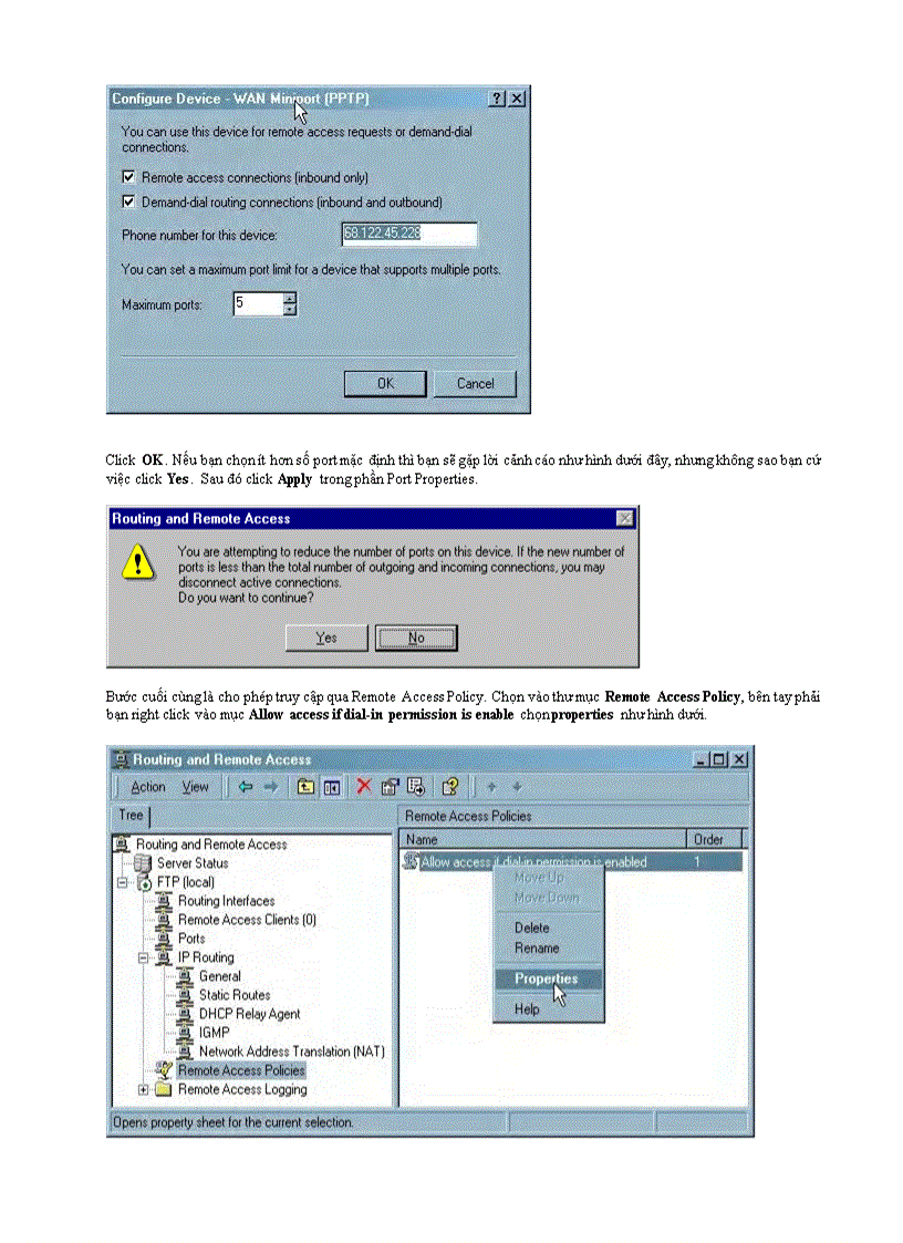 image for page Hướng dẫn từng bước Cách thiết lập W2K VPN server
