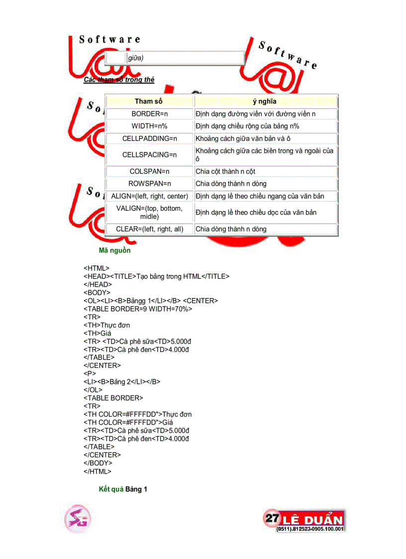 image for page Tài liệu HTML