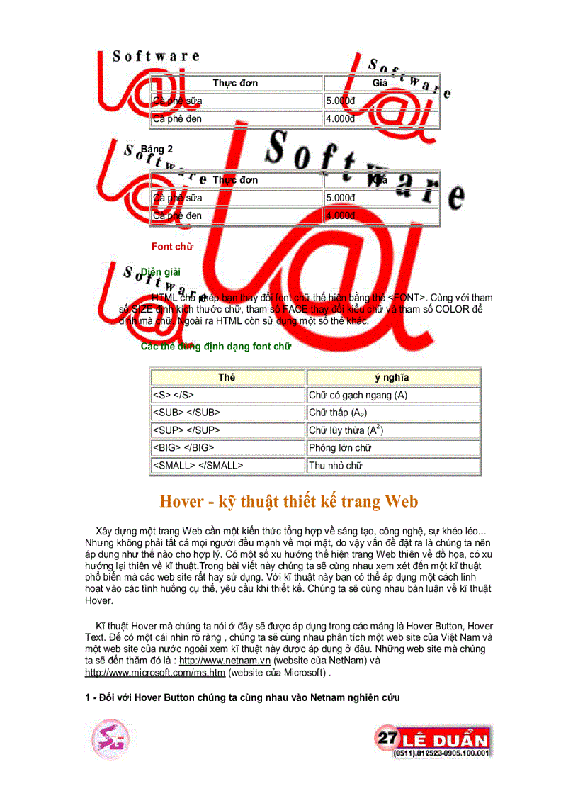 image for page Tài liệu HTML