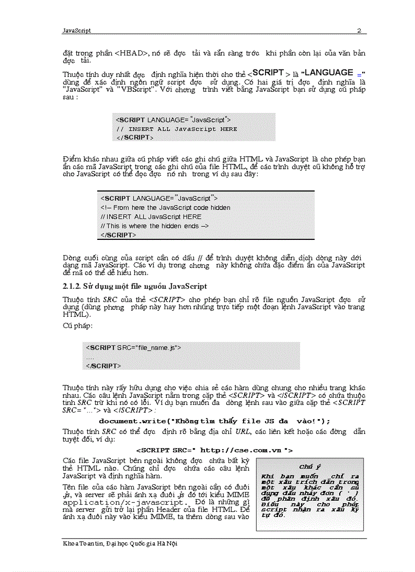 image for page Tai liệu JavaScript