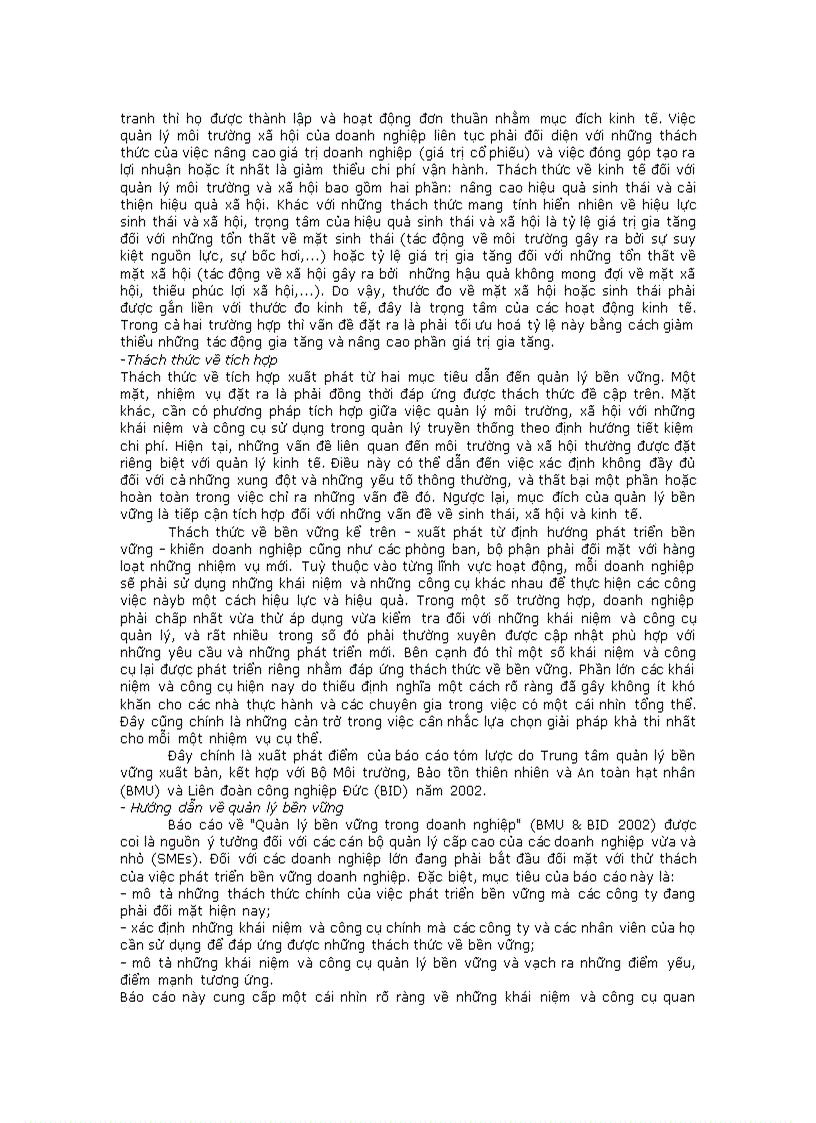 image for page Quản lý bền vững