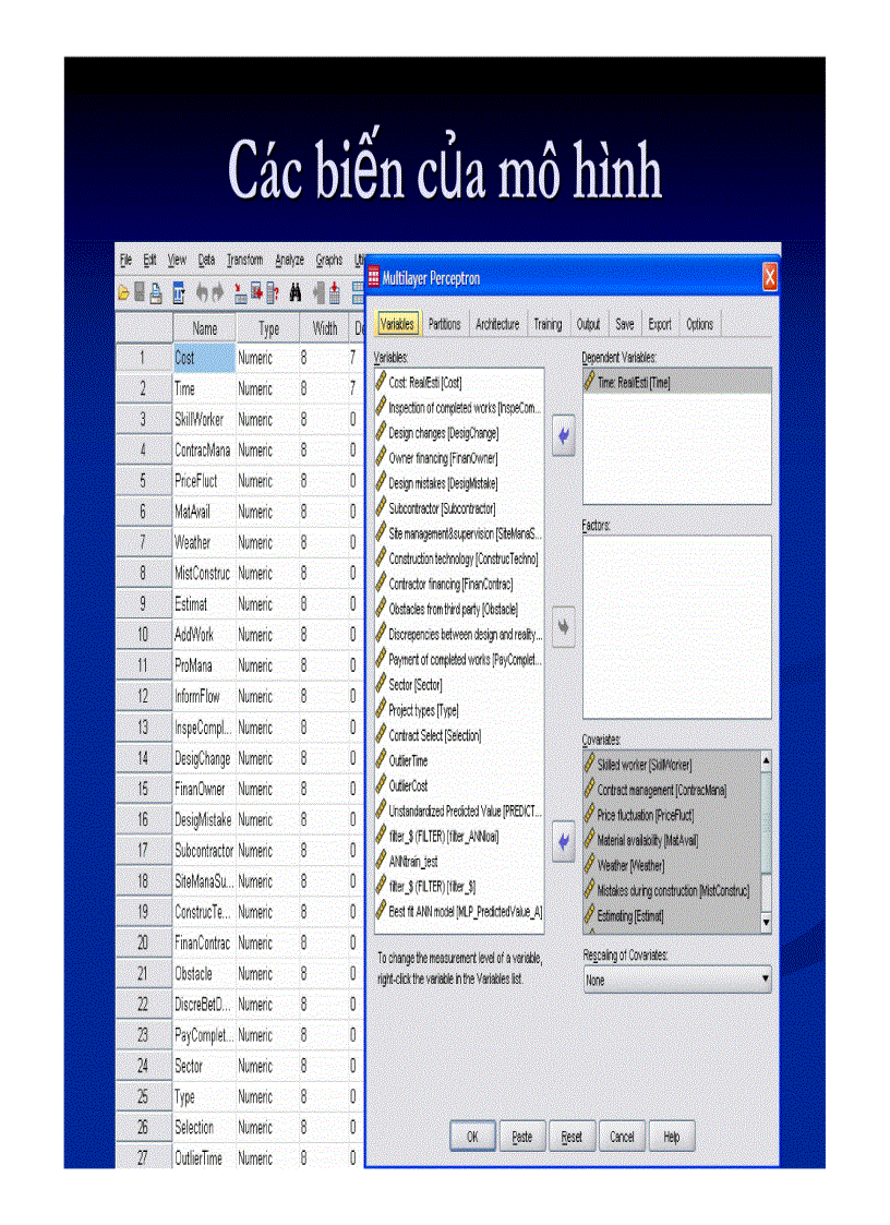 image for page Sử dụng SPSS để xây dựng mô hình ANN