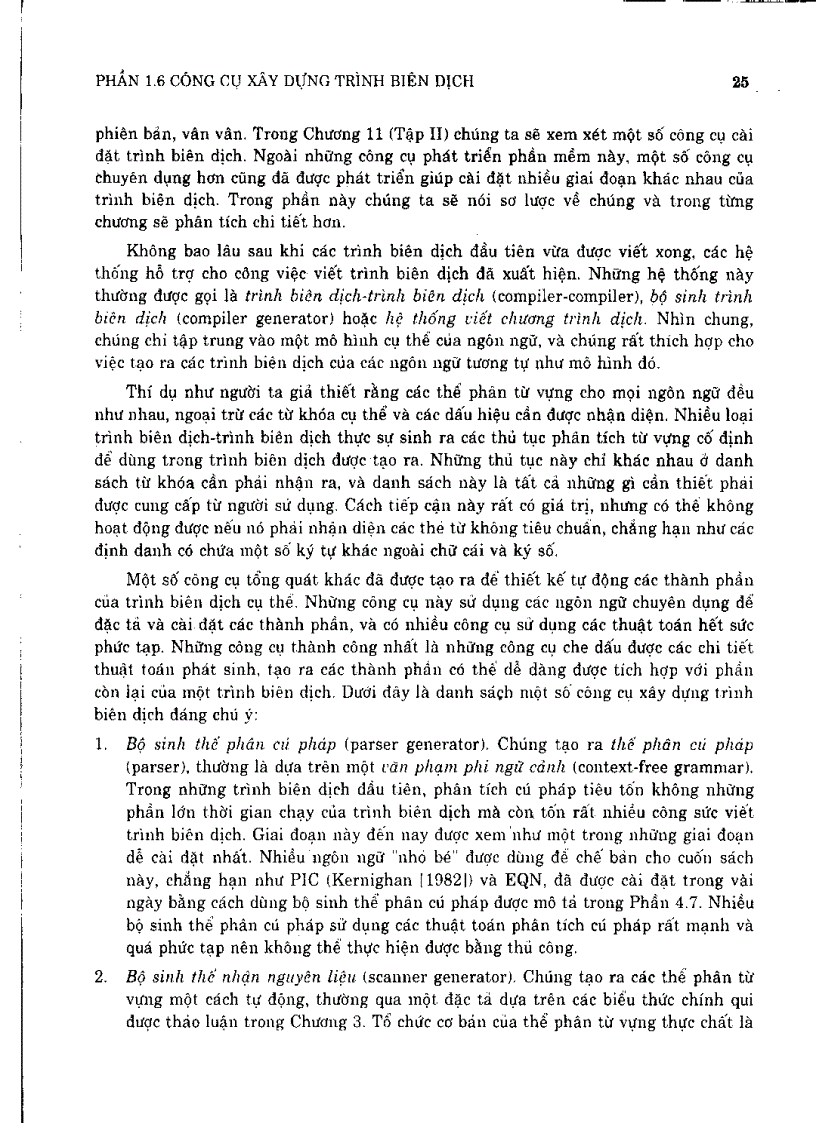 image for page Trình biên dịch Nguyên lý kỹ thuật và công cụ