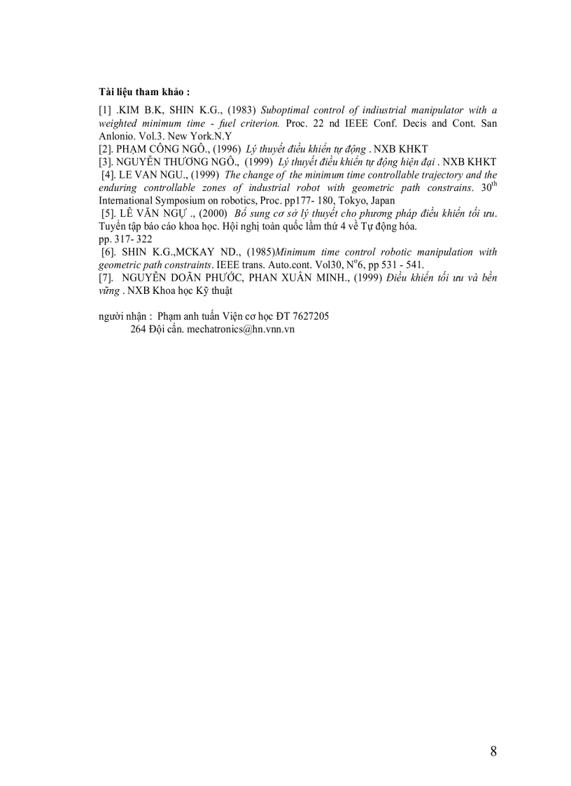 image for page Những hạn chế về nguyên tắc của các lý thuyết điều khiển tối ưu hiện nay và những hiểu sai thường gặp khi vận dụng