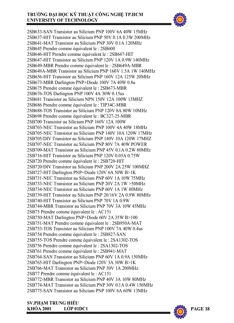 image for page Sổ tay tra cứu transistor
