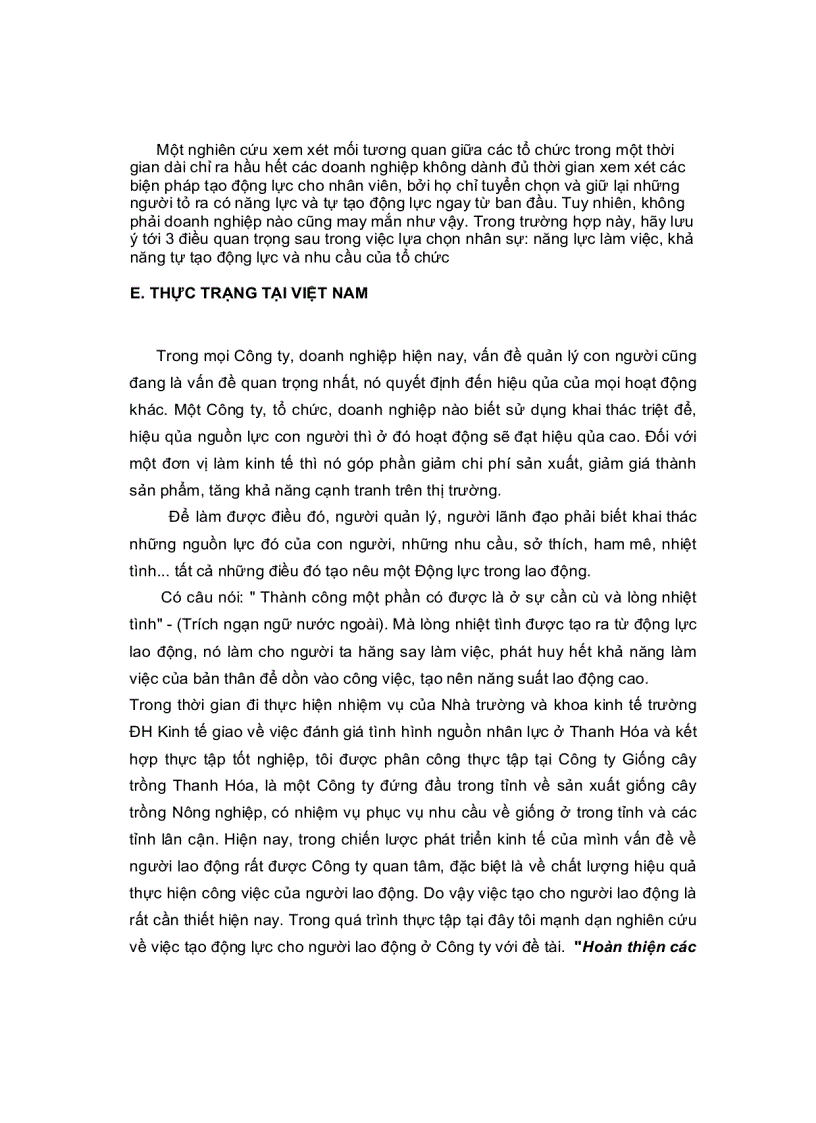 image for page Tầm quan trọng của việc tạo động lực