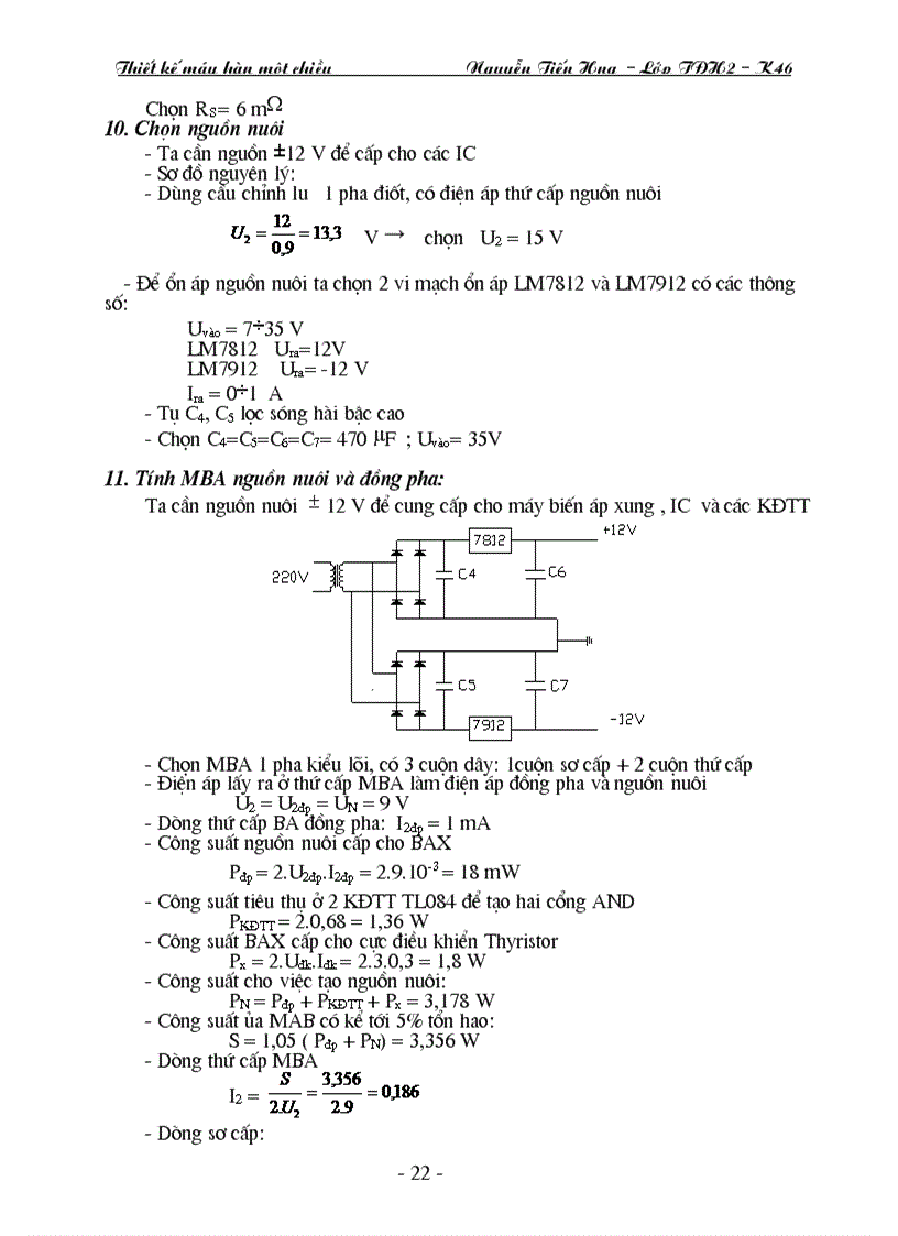 image for page Thiết kế mạch lực