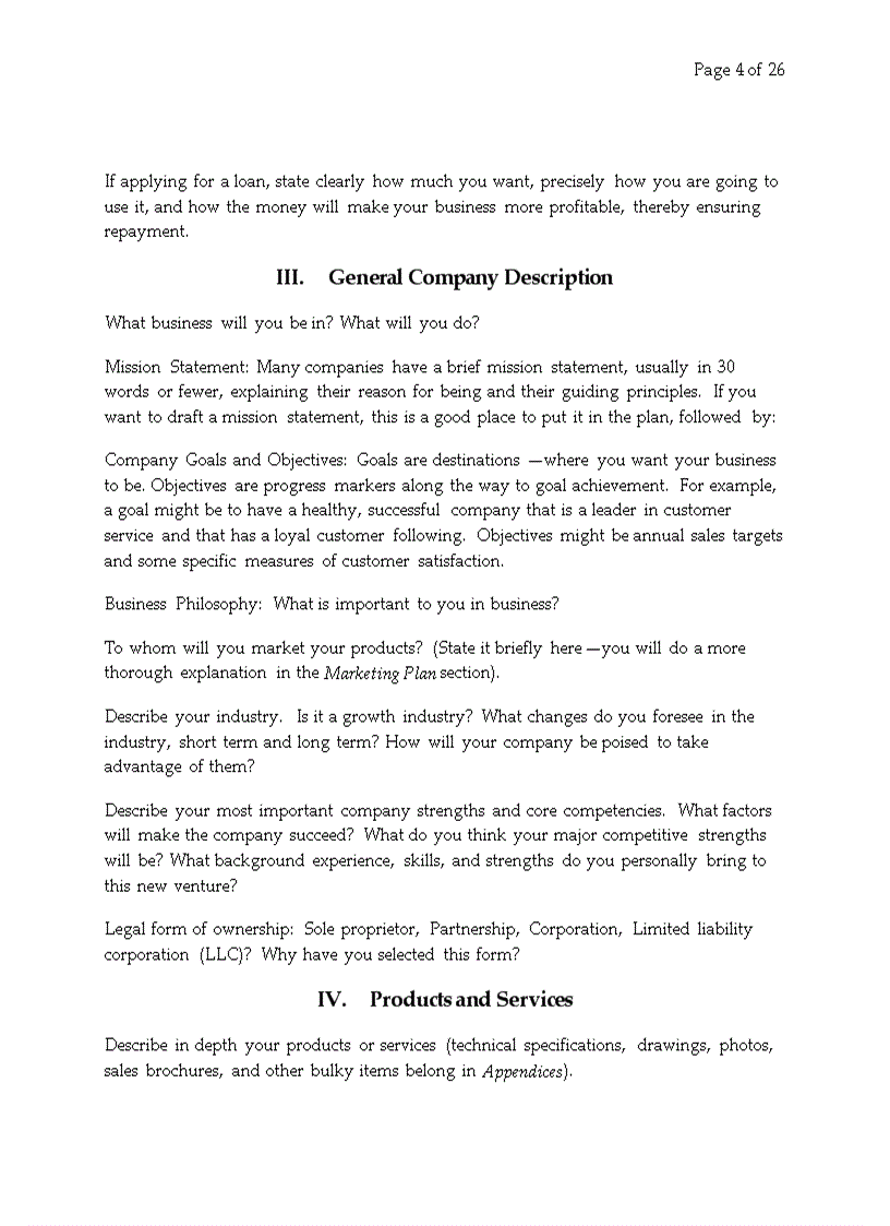 image for page Business Plan for a Startup Business