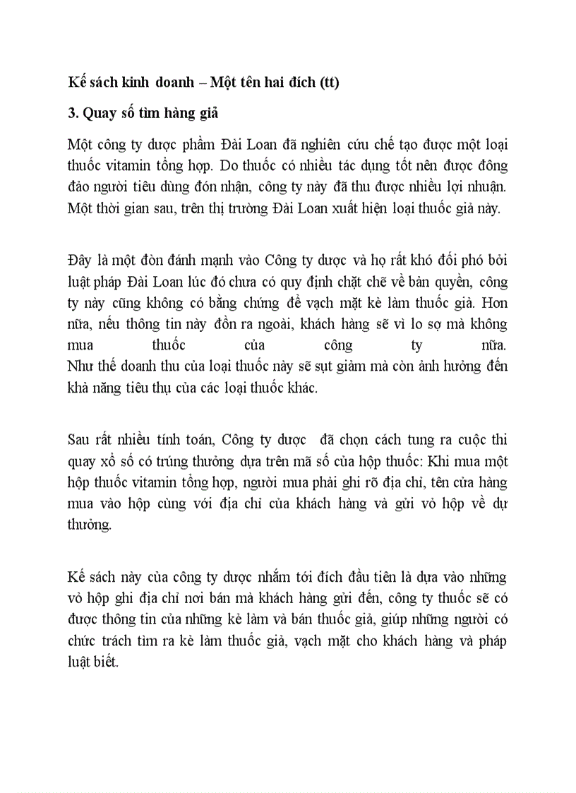 image for page Kế sách kinh doanh Một tên hai đích tt