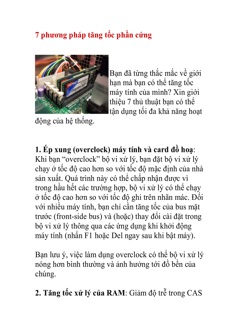 image for page 7 phương pháp tăng tốc phần cứng