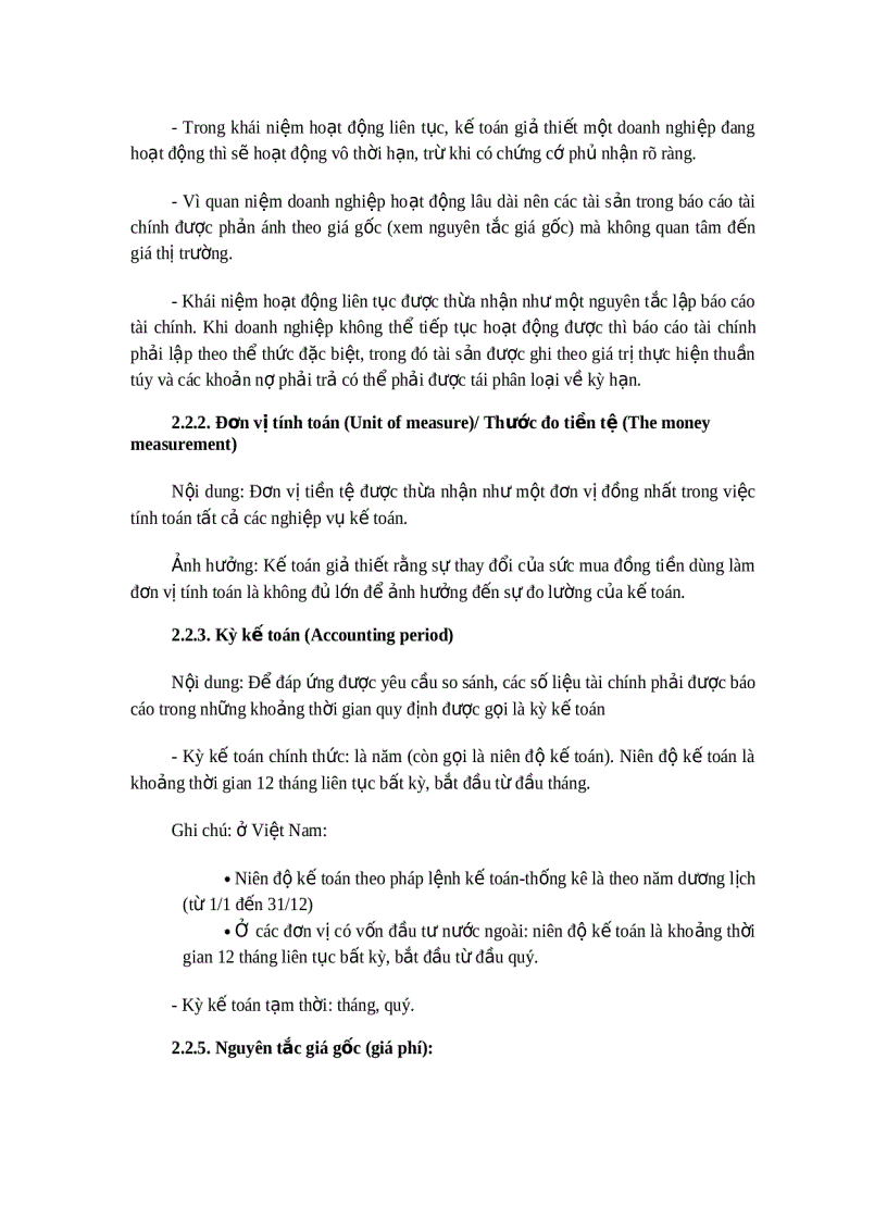image for page Các nguyên tắc cơ bản của kế toán tài chính doanh nghiệp 1