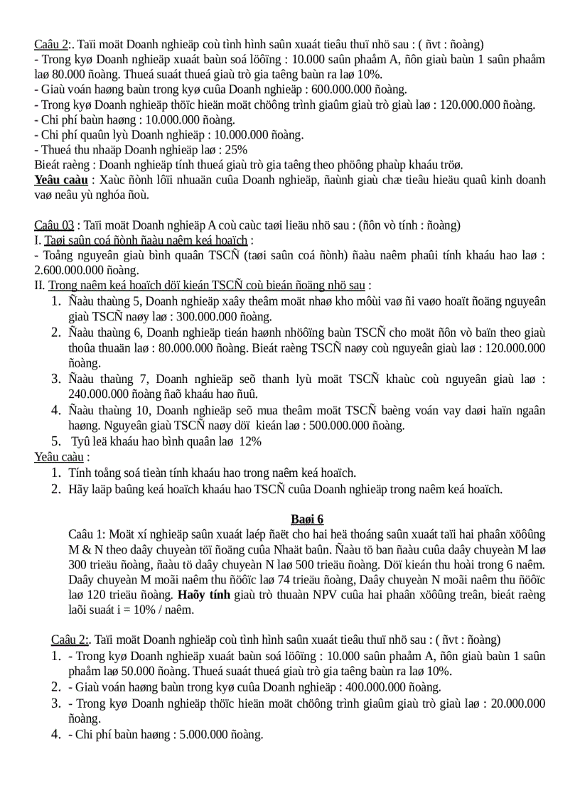 image for page Bài tập ôn Tcdn