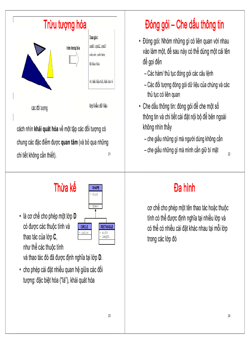 Cơ bản về hướng đối tượng và C