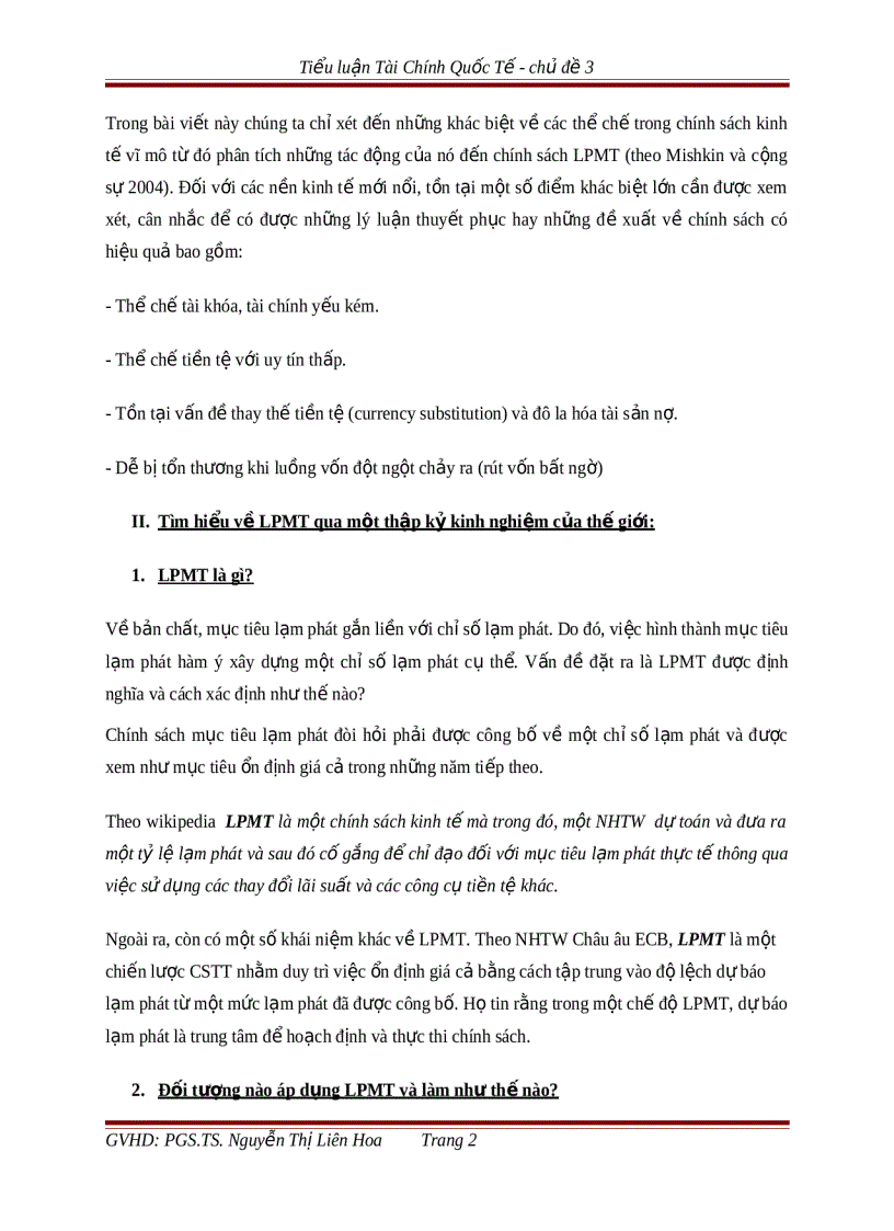 image for page Lạm phát mức tiêu dùng