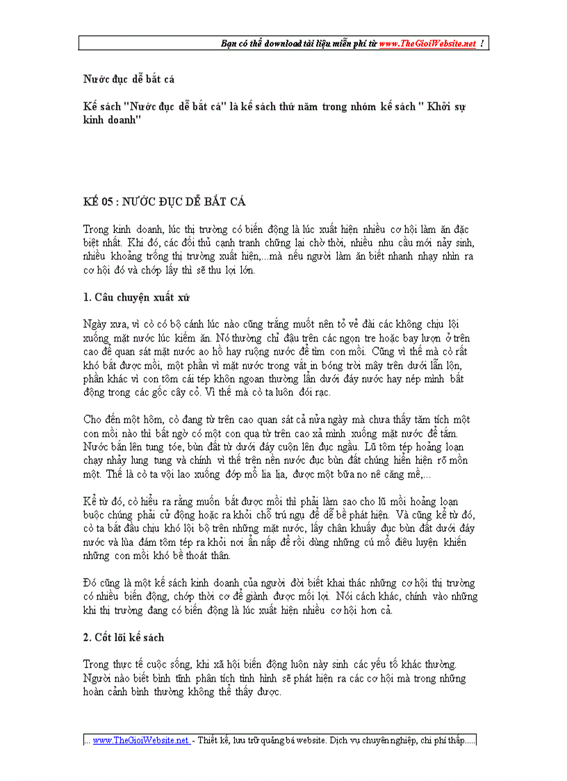 image for page Kế sách kinh doanh