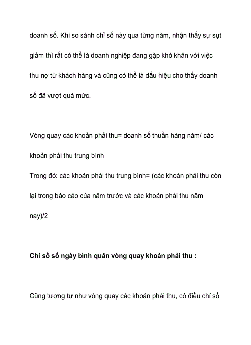 image for page Chỉ số tài chính quan trọng 1