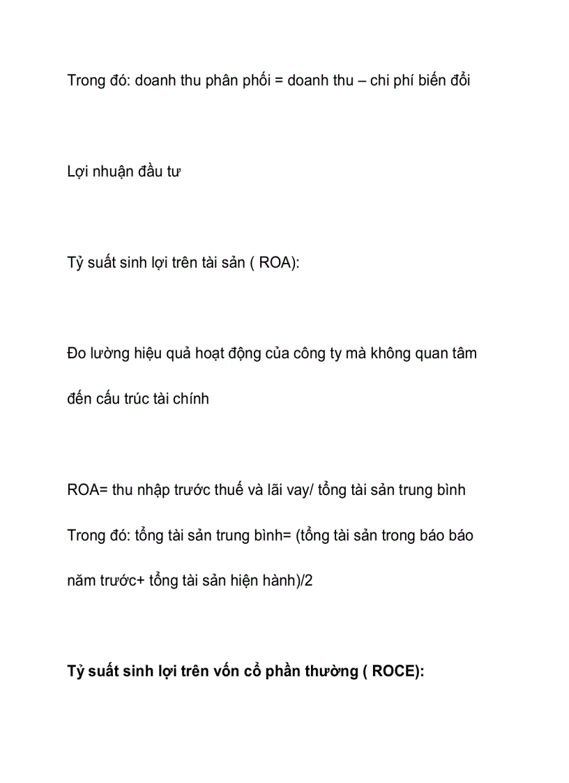 image for page Chỉ số tài chính quan trọng 1