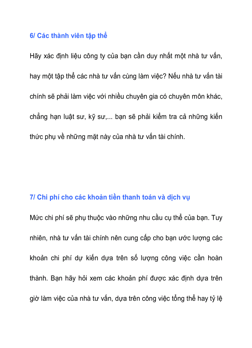 image for page Sáng suốt khi lựa chọn nhà tư vấn tài chính