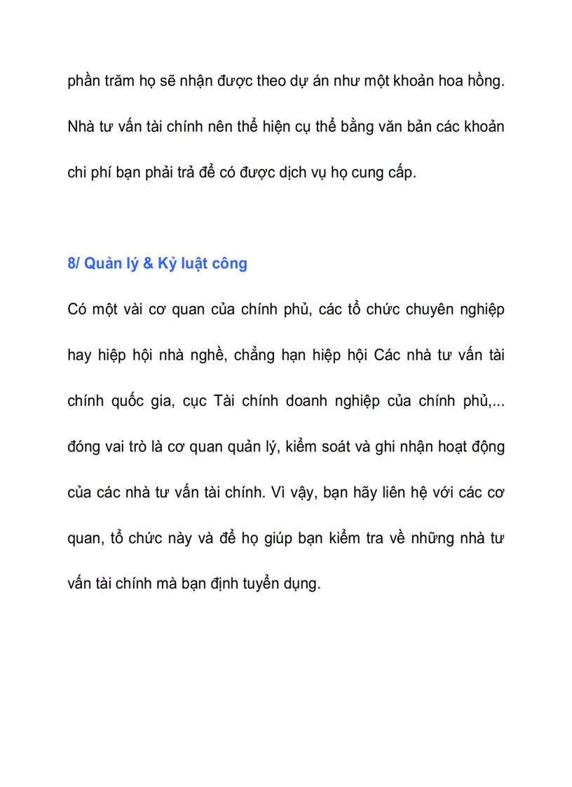 image for page Sáng suốt khi lựa chọn nhà tư vấn tài chính