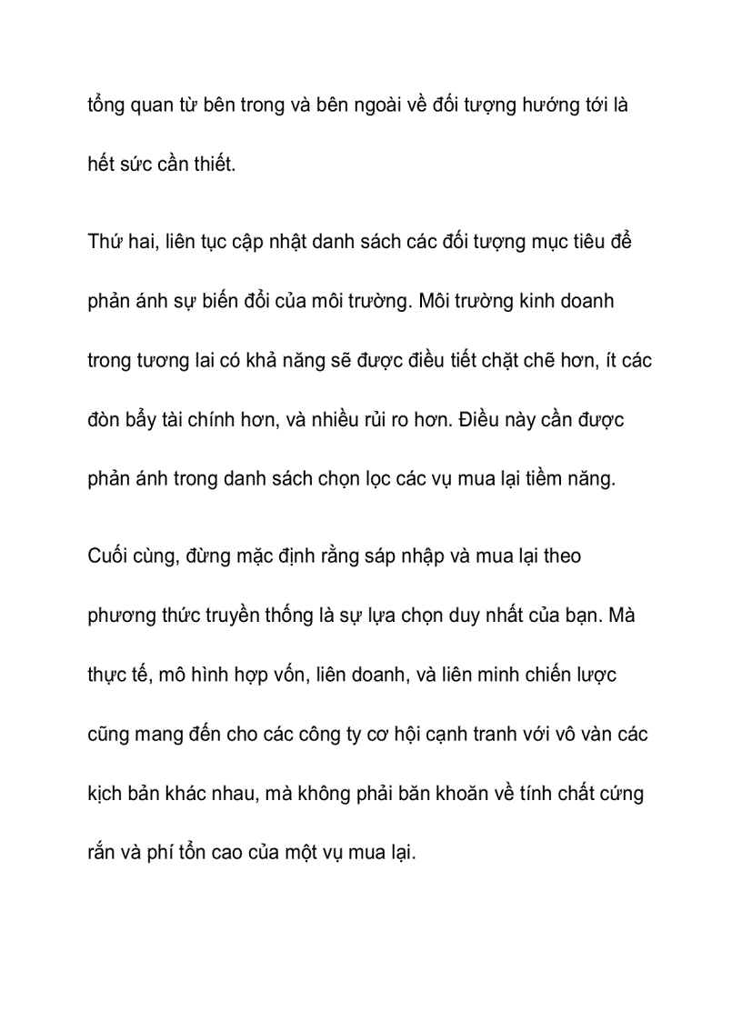 image for page Sát nhập và mua lại khôn ngoan