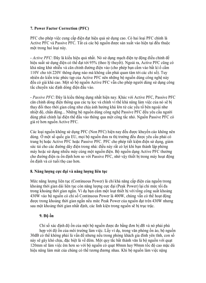 image for page Nguồn điện máy tính và cách chọn nguồn tốt