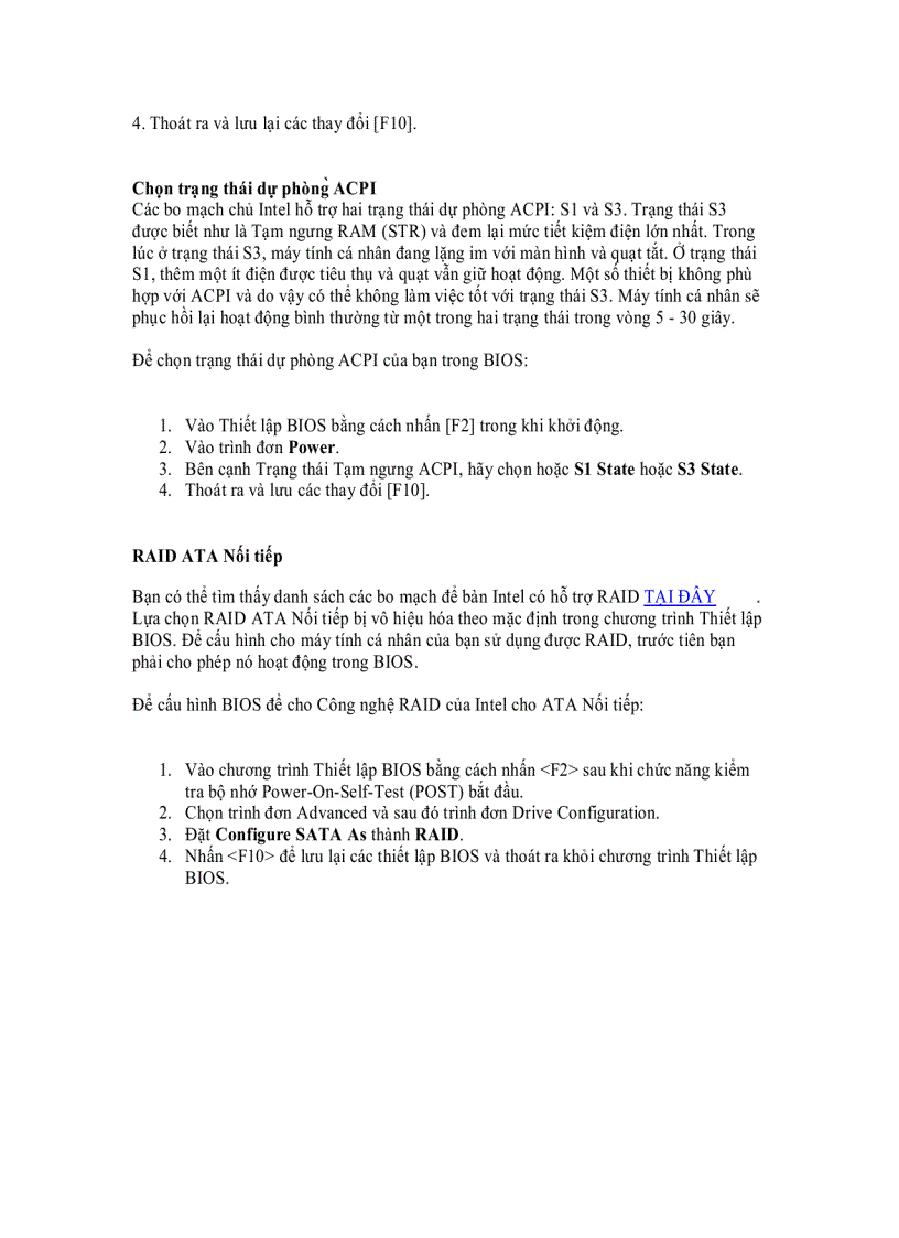 image for page Các thiết lập BIOS quan trọng cho việc quản lý nguồn điện và cấu hình đặc tính