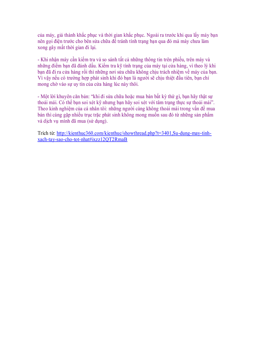 image for page Sử dụng máy tính xách tay sao cho tốt nhất