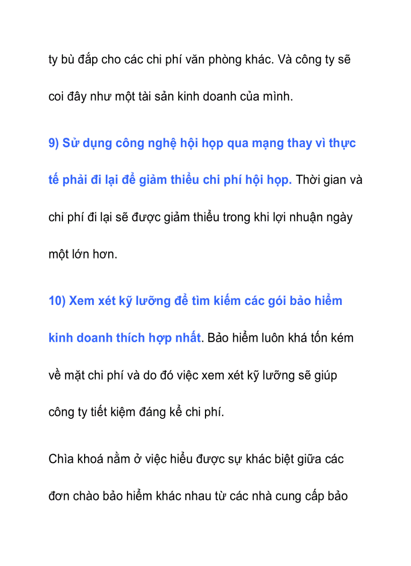 image for page Tiết kiệm chi phí trong doanh nghiệp