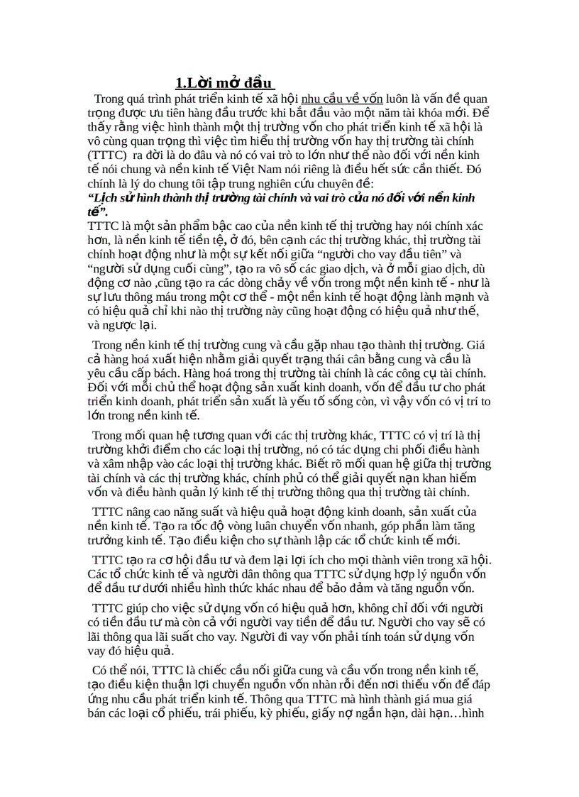 image for page Lịch sử hình thành thị trường tài chính và vai trò của nó đối với nền kinh tế