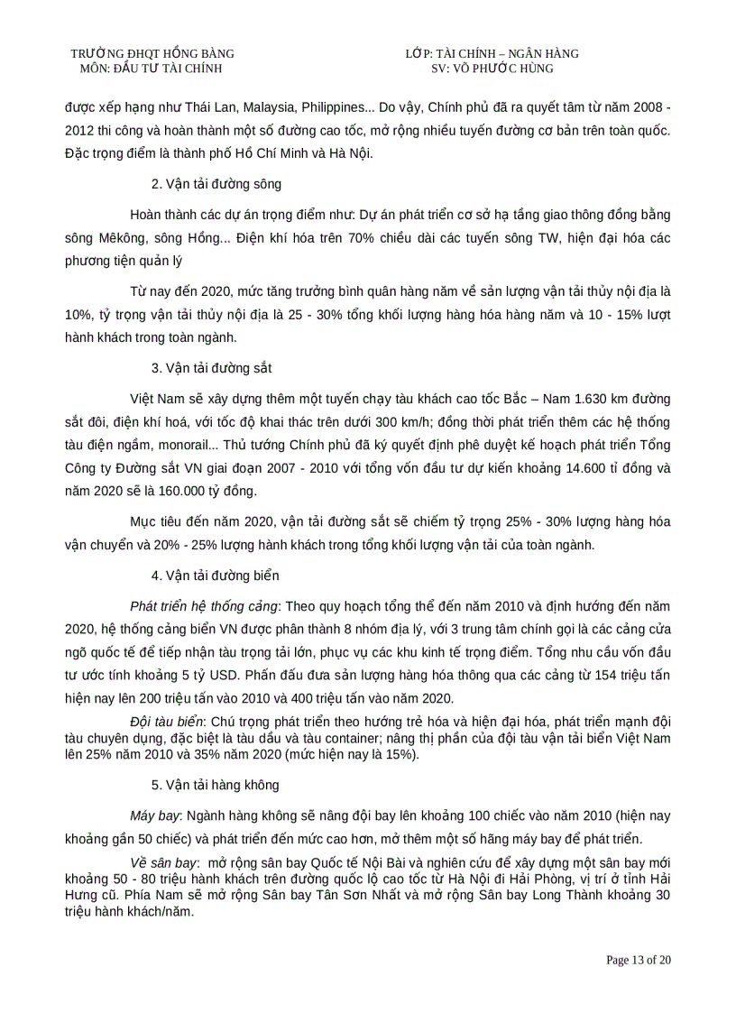 image for page Phân tích vĩ mô và phân tích ngành vận tải 1