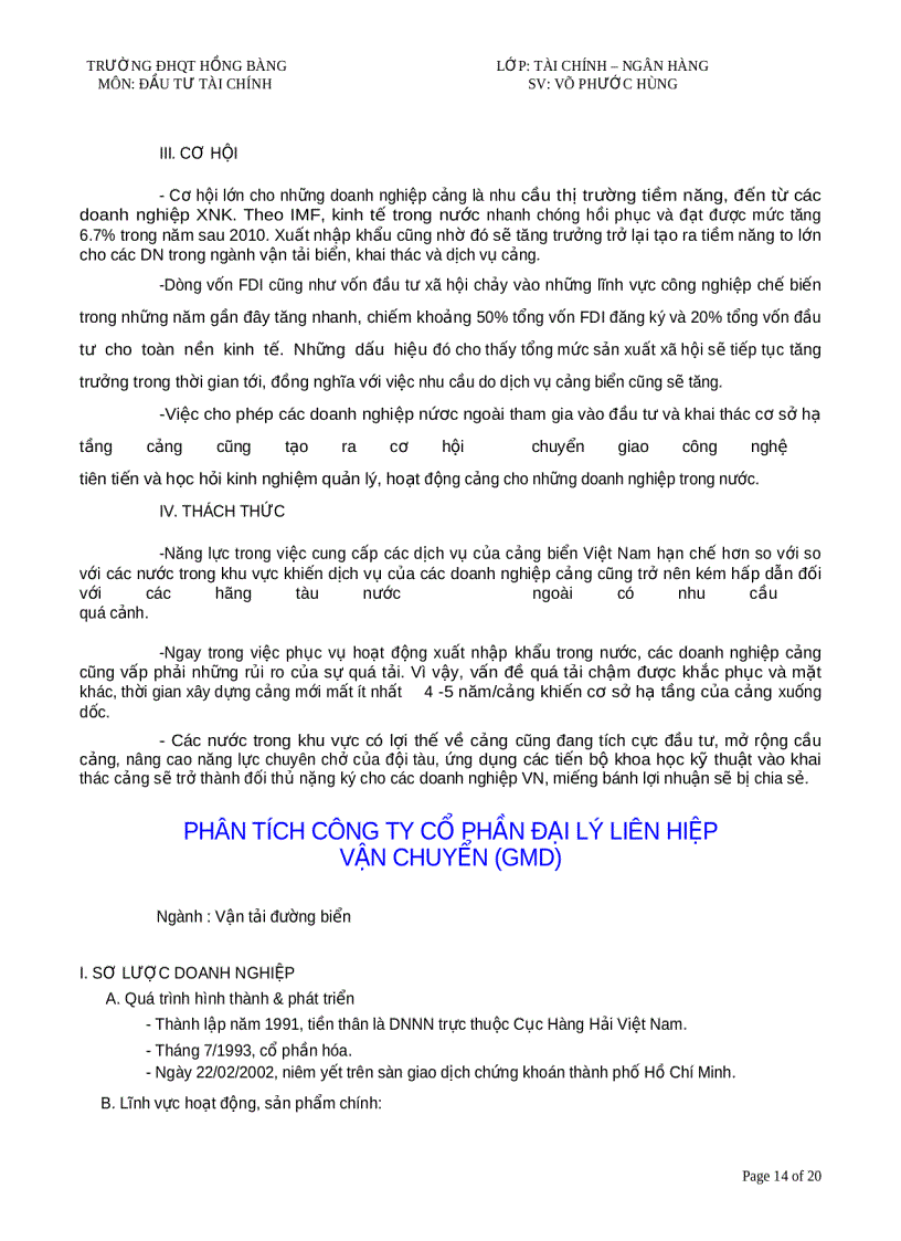 image for page Phân tích vĩ mô và phân tích ngành vận tải 1