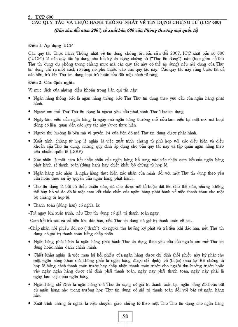 image for page Bộ sưu tập tài liệu thanh toán quốc tế