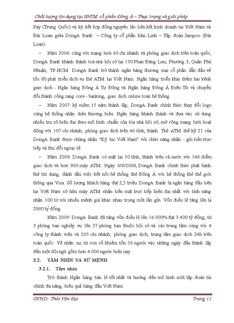 image for page Chất lượng tín dụng tại ngân hàng cổ phần dông á