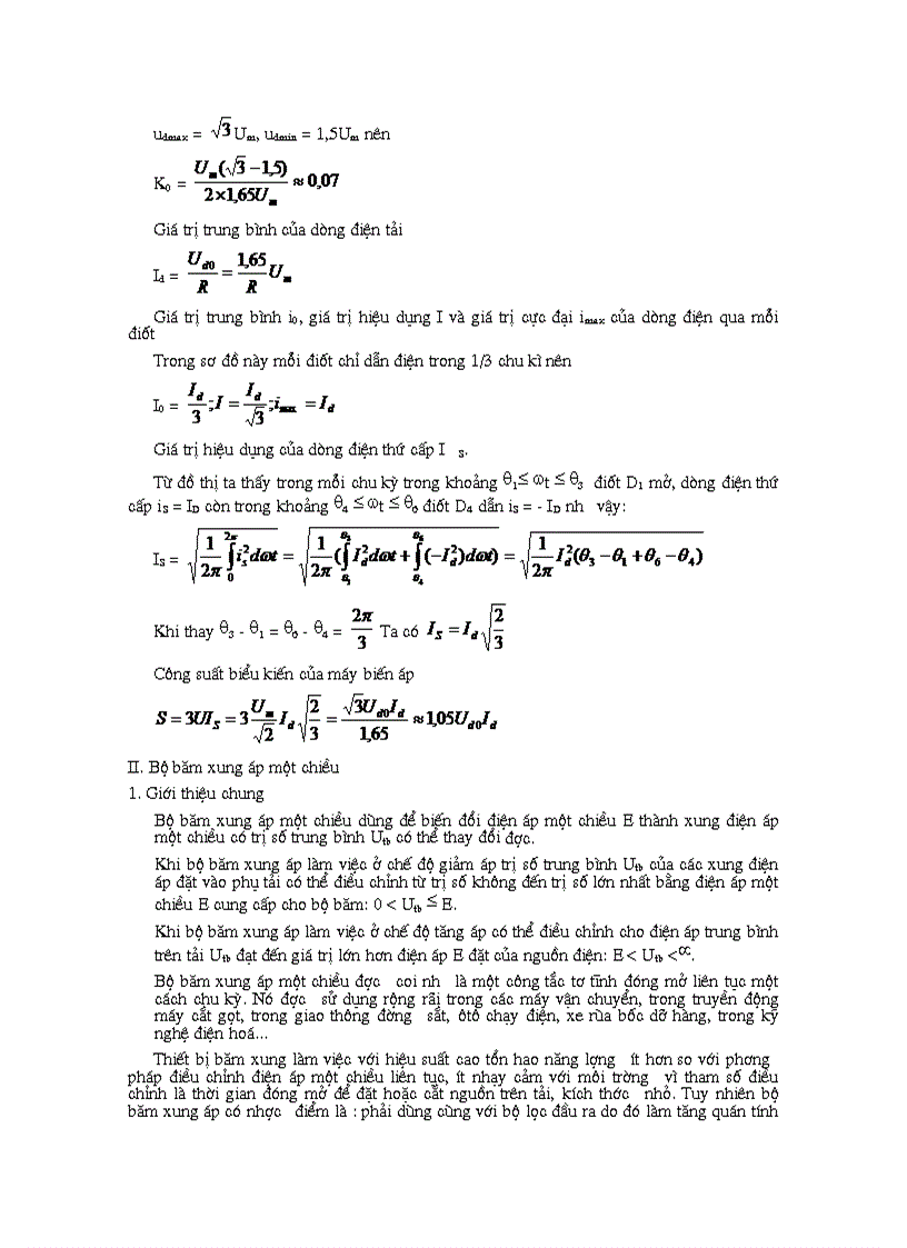 image for page Chỉnh lưu không đối xứng cầu một pha