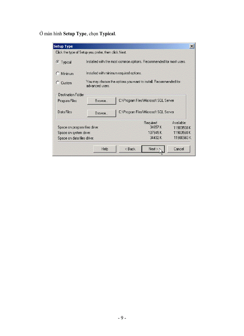 image for page Hướng dẫn cài đặt sql server 2000