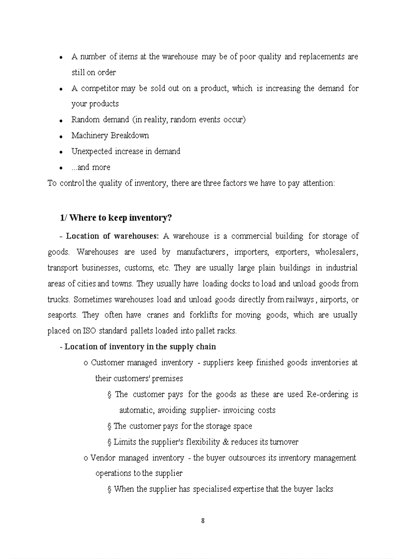 image for page Inventory control and its function