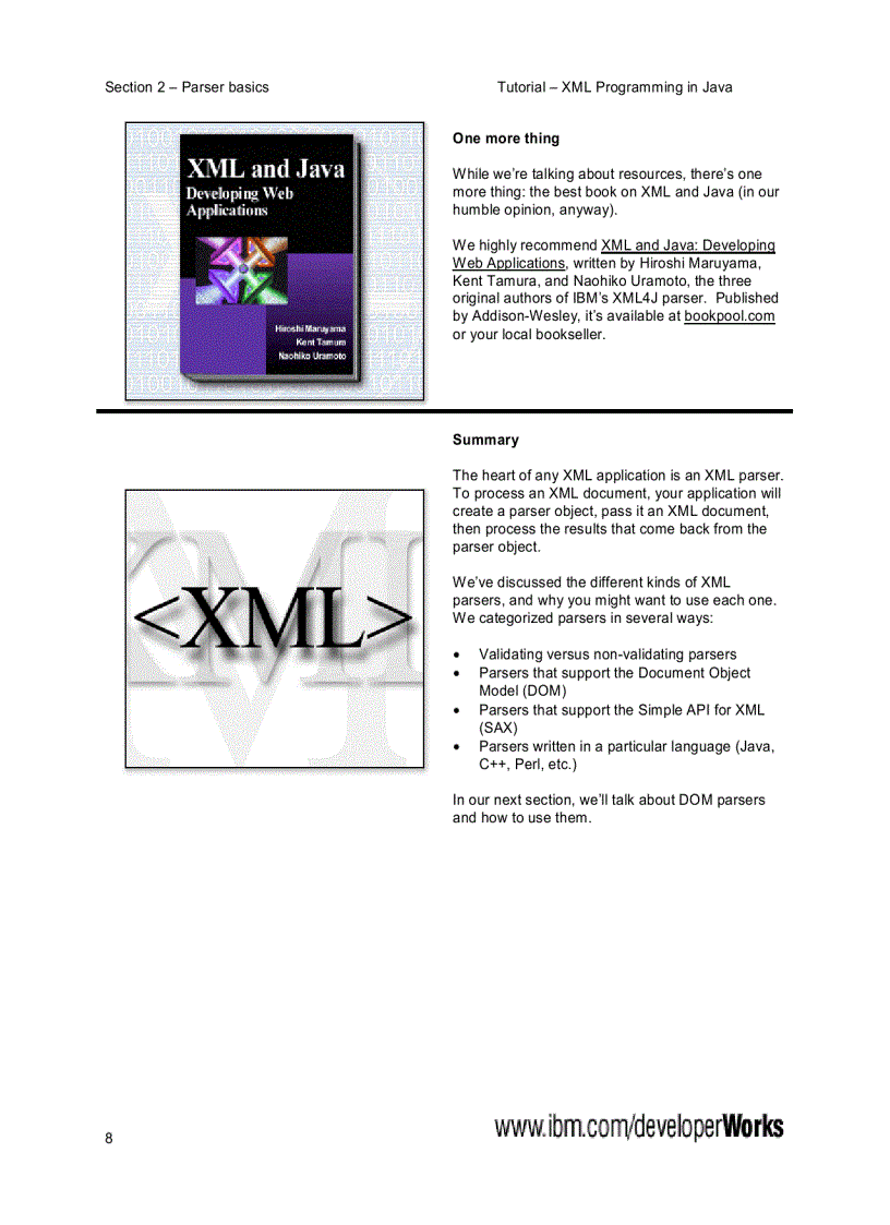 image for page XML in Java