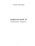 Marketing quốc tế giáo trình
