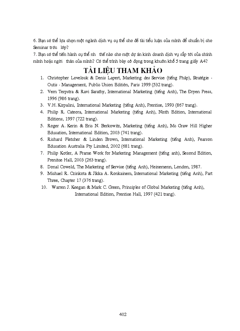 image for page Marketing quốc tế giáo trình