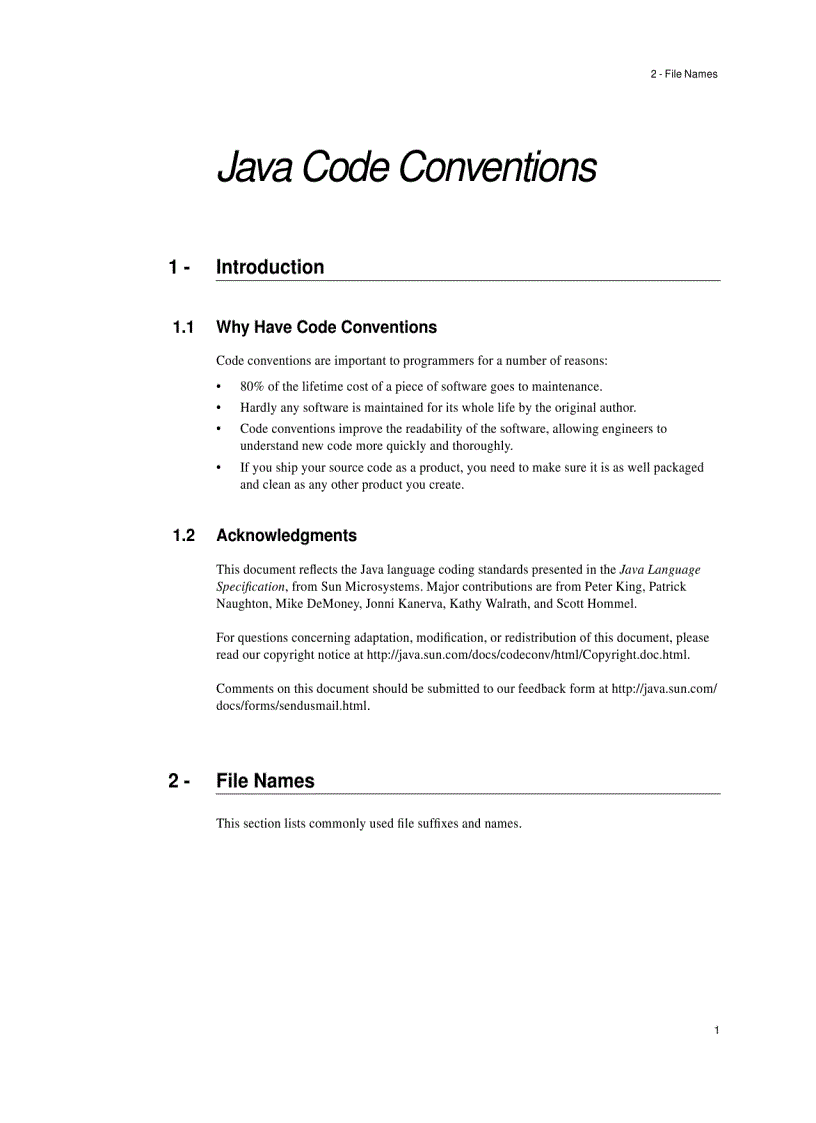 image for page Java Code Conventions
