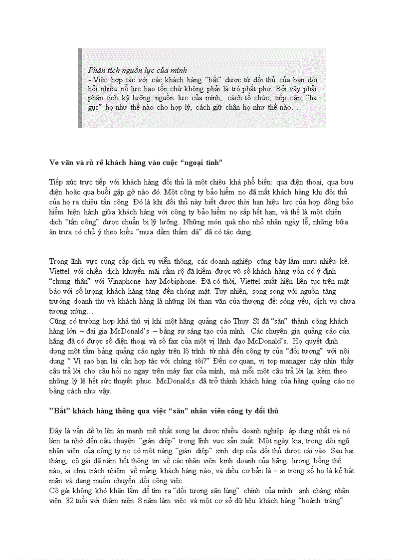 image for page Tuyệt chiêu lấy khách hàng