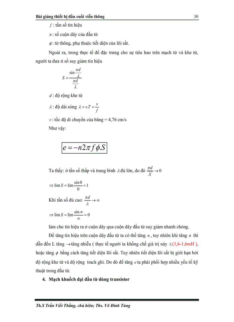 image for page Nguyên lý ghi phát âm