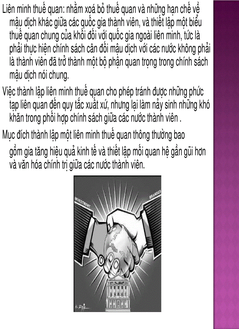 image for page Liên minh thuế quan