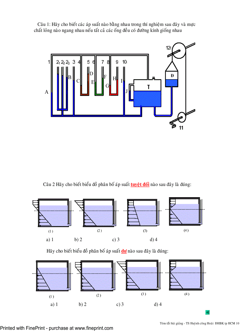 image for page Cơ lưu chất Tĩnh học lưu chất