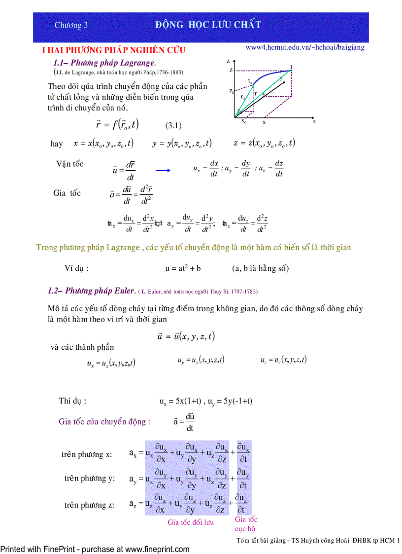 image for page Cơ lưu chất Động học lưu chất