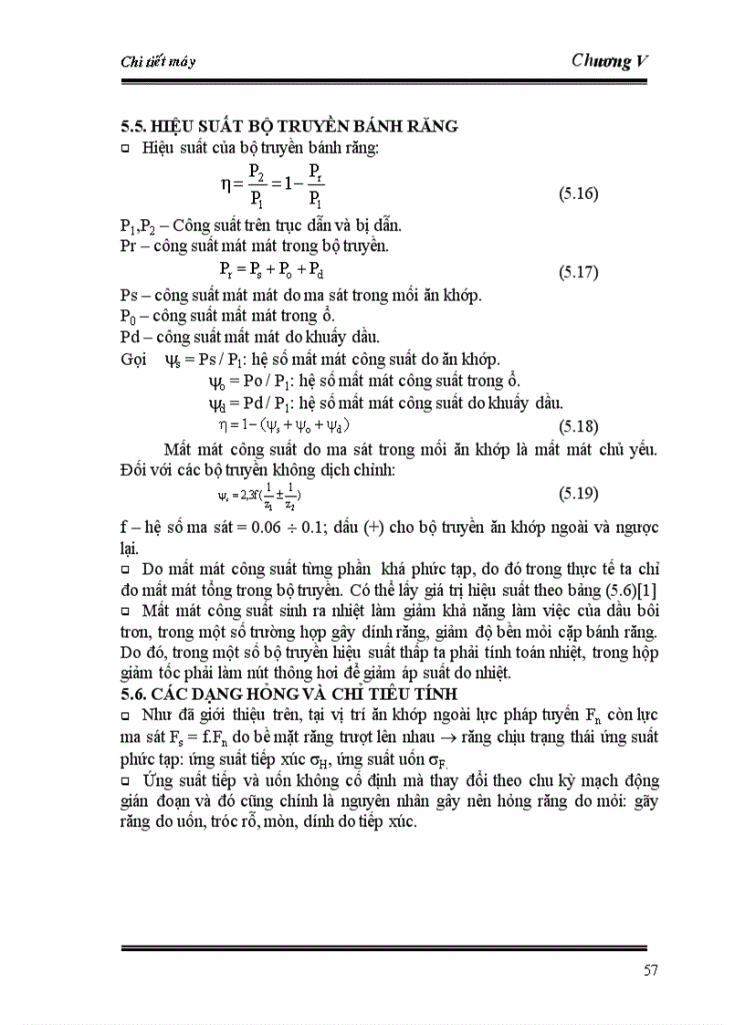 image for page Giáo trình chế tạo máy DR Phương BỘ TRUYỀN BÁNH RĂNG