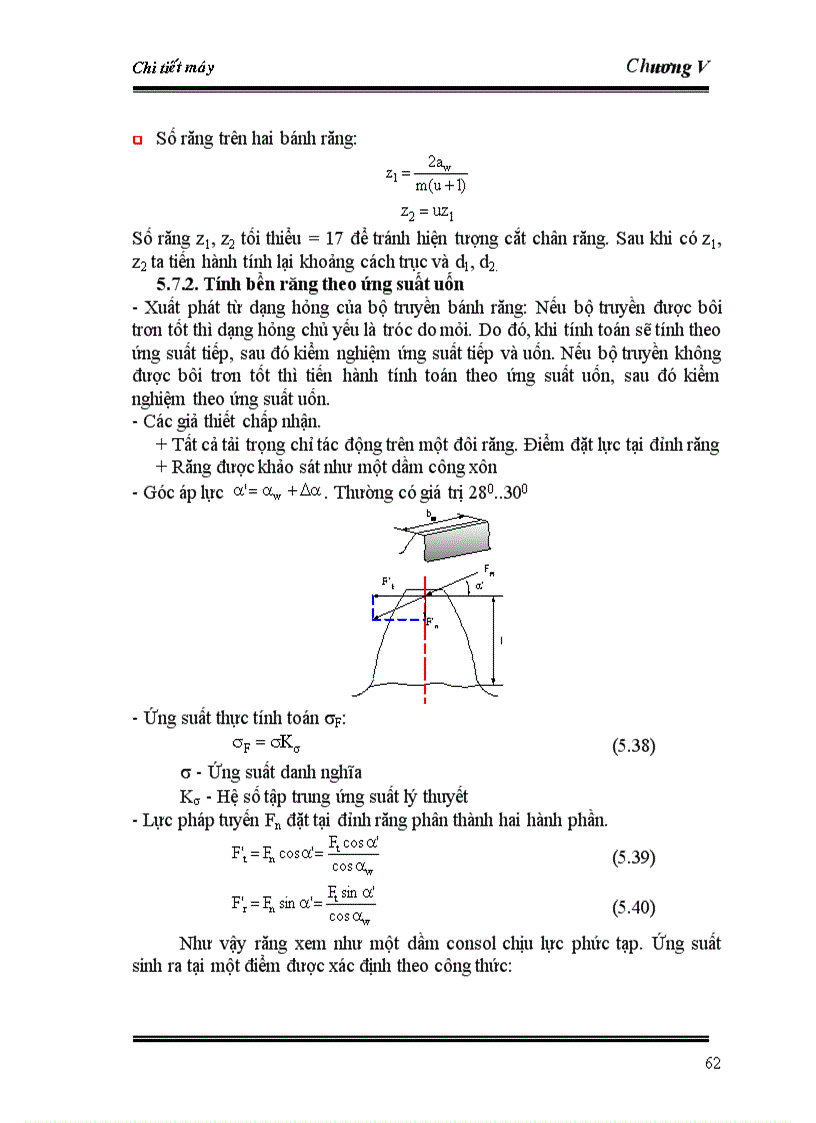 image for page Giáo trình chế tạo máy DR Phương BỘ TRUYỀN BÁNH RĂNG