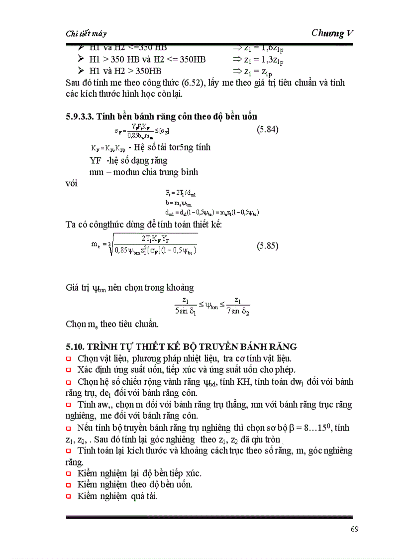 image for page Giáo trình chế tạo máy DR Phương BỘ TRUYỀN BÁNH RĂNG